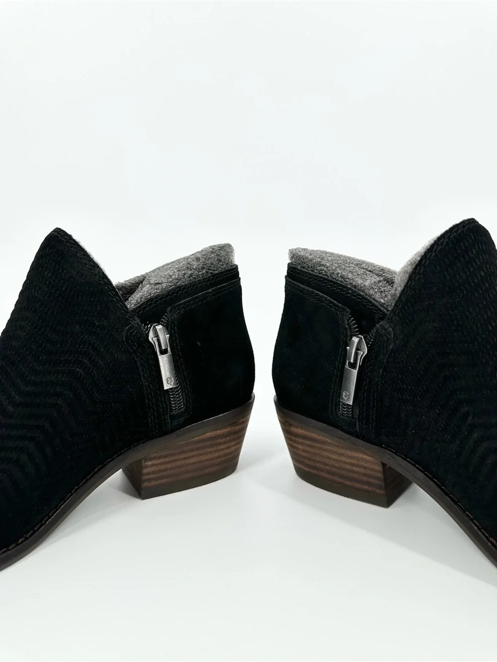 Lucky Brand Fhuna Ankle Bootie Suede Black